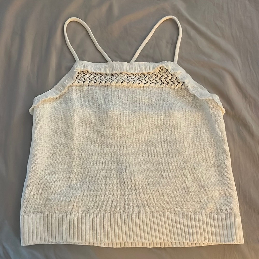 Lou & Grey Large White Tank Top